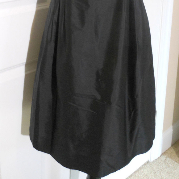 J CREW NWT Black Strapless Silk Duponi 'Erin' Dress - Picture 5 of 8